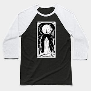 Hermit Tarot Card Astrology Occult Mystical Baseball T-Shirt